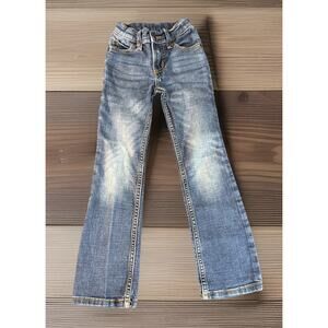 Wrangler 6 Slim Girls Boot Cut Jeans Cowgirl Ranchwear Rodeo Farm Western